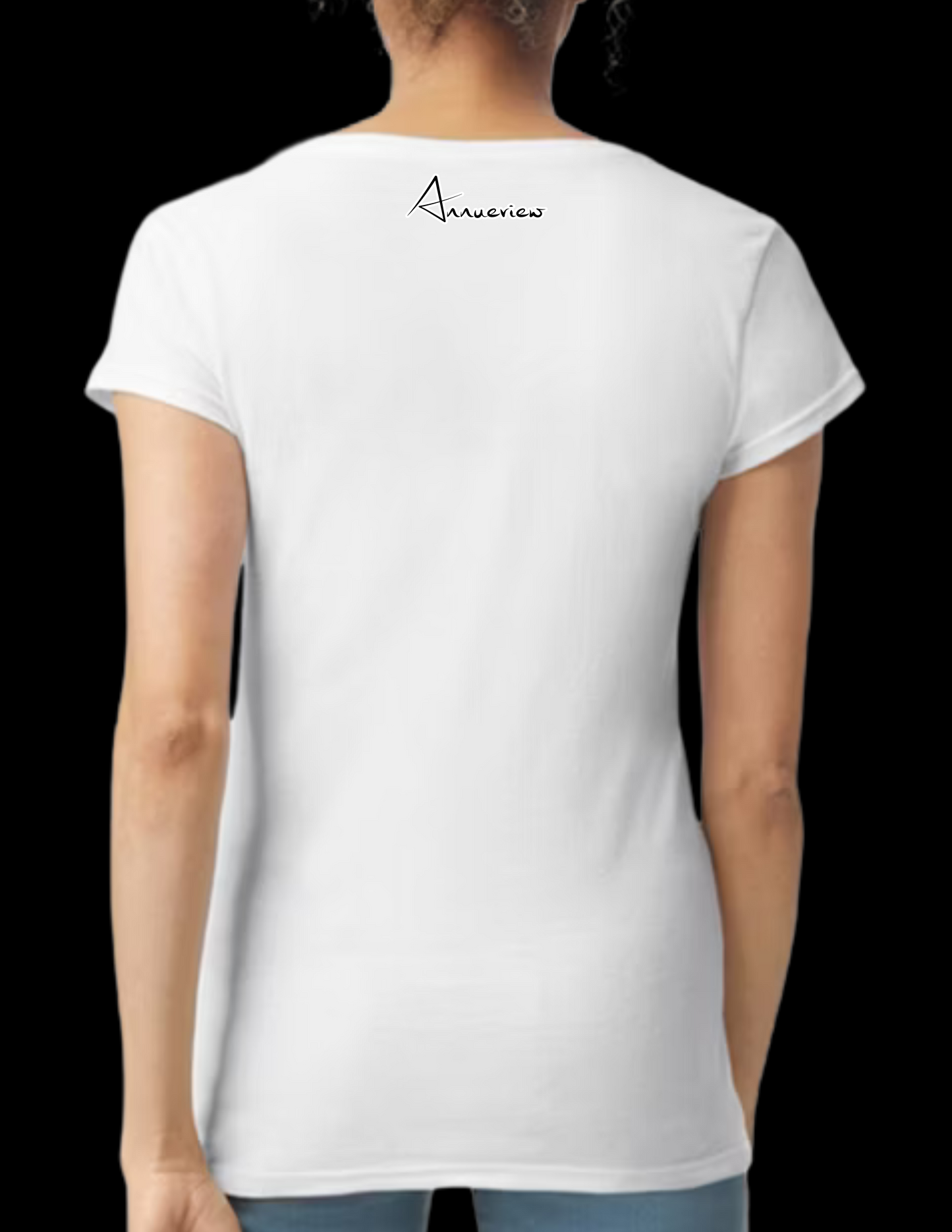 V-neck Women Shirts - 10 Variations (5 Crop Tops and 5 V Necks - Black or White) - Mother's Day Inspired Apparel - Text Mother's Love Is Never Unnoticed